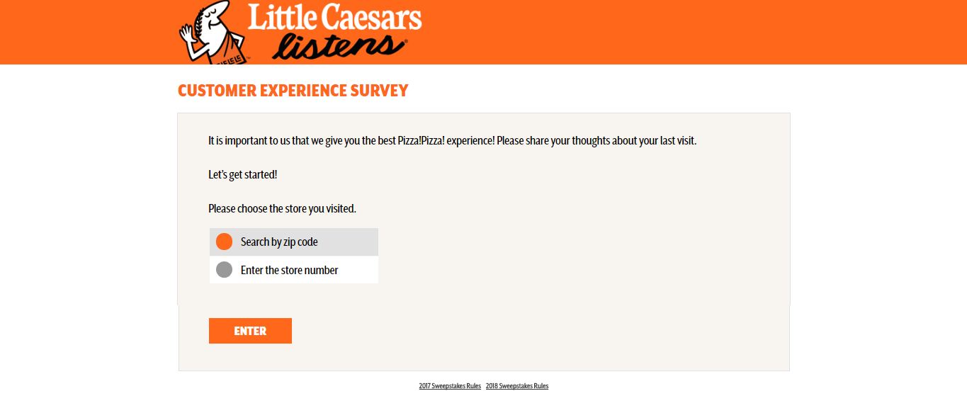 Little Caesars survey