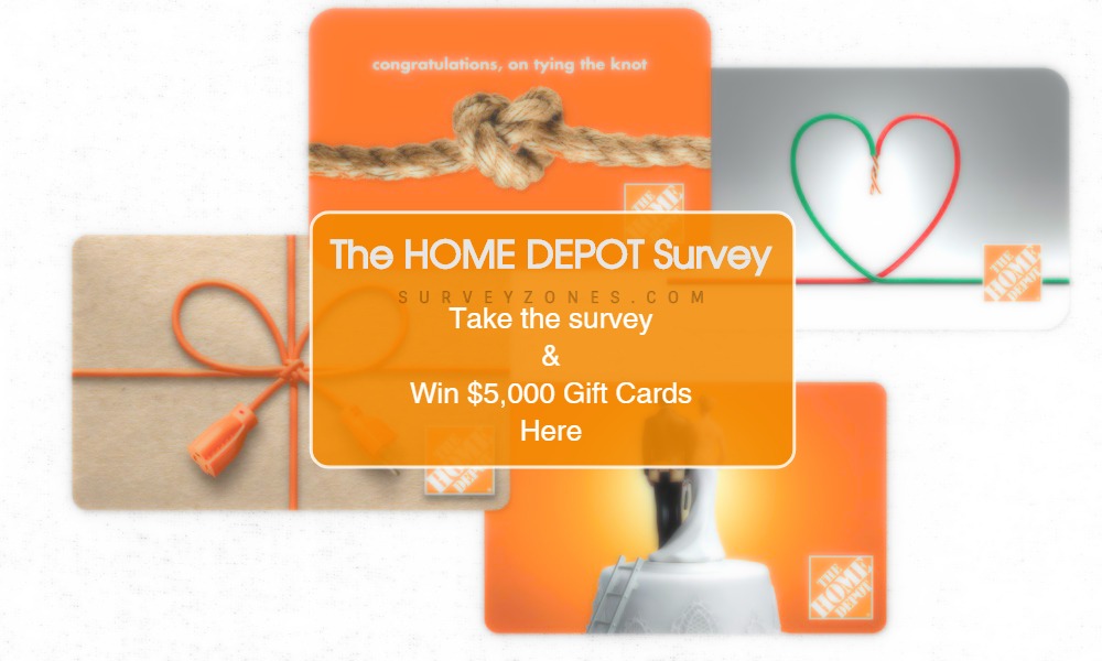 Home Depot Survey Sweepstakes