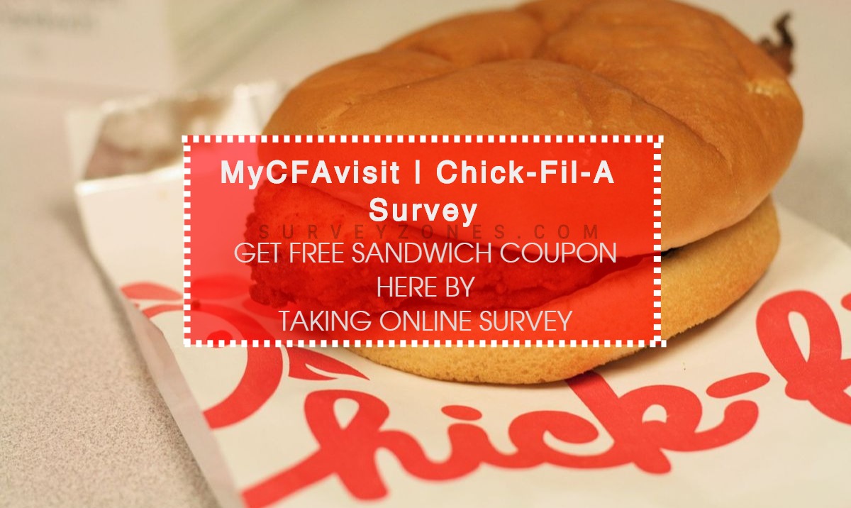 MyCFAVisit Survey Free Sandwich Coupons