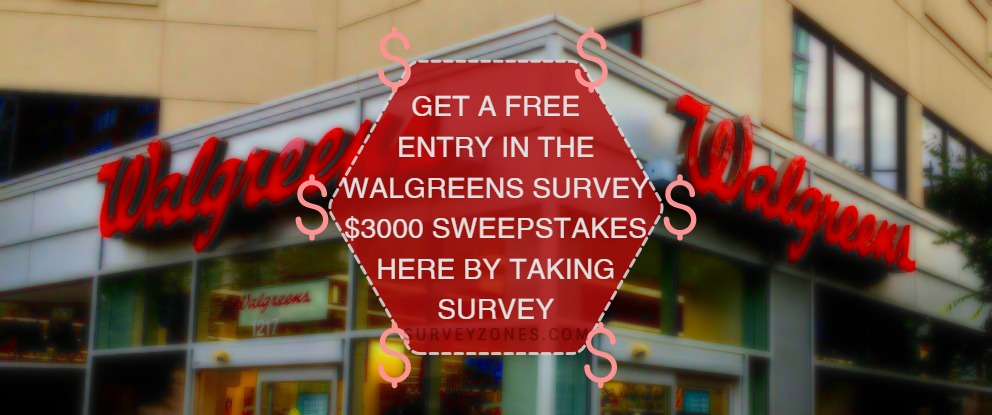 Walgreens Survey Sweepstakes