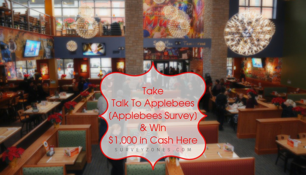 Talk To Applebees Survey