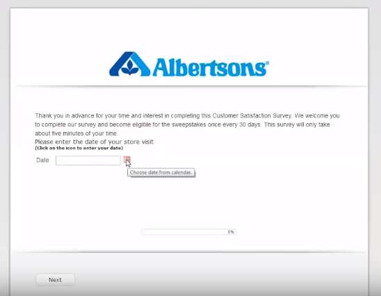 Albertsons survey 