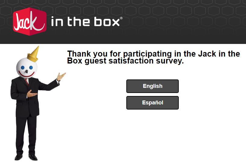 JACK IN THE BOX SURVEY
